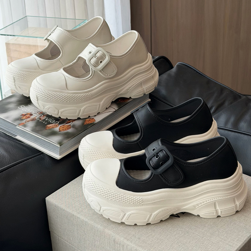 Thick-Soled Velcro Shoes for Women, Velcro Casual Shoes, 2026 New Fashion Versatile Height-Increasing Platform Shoes