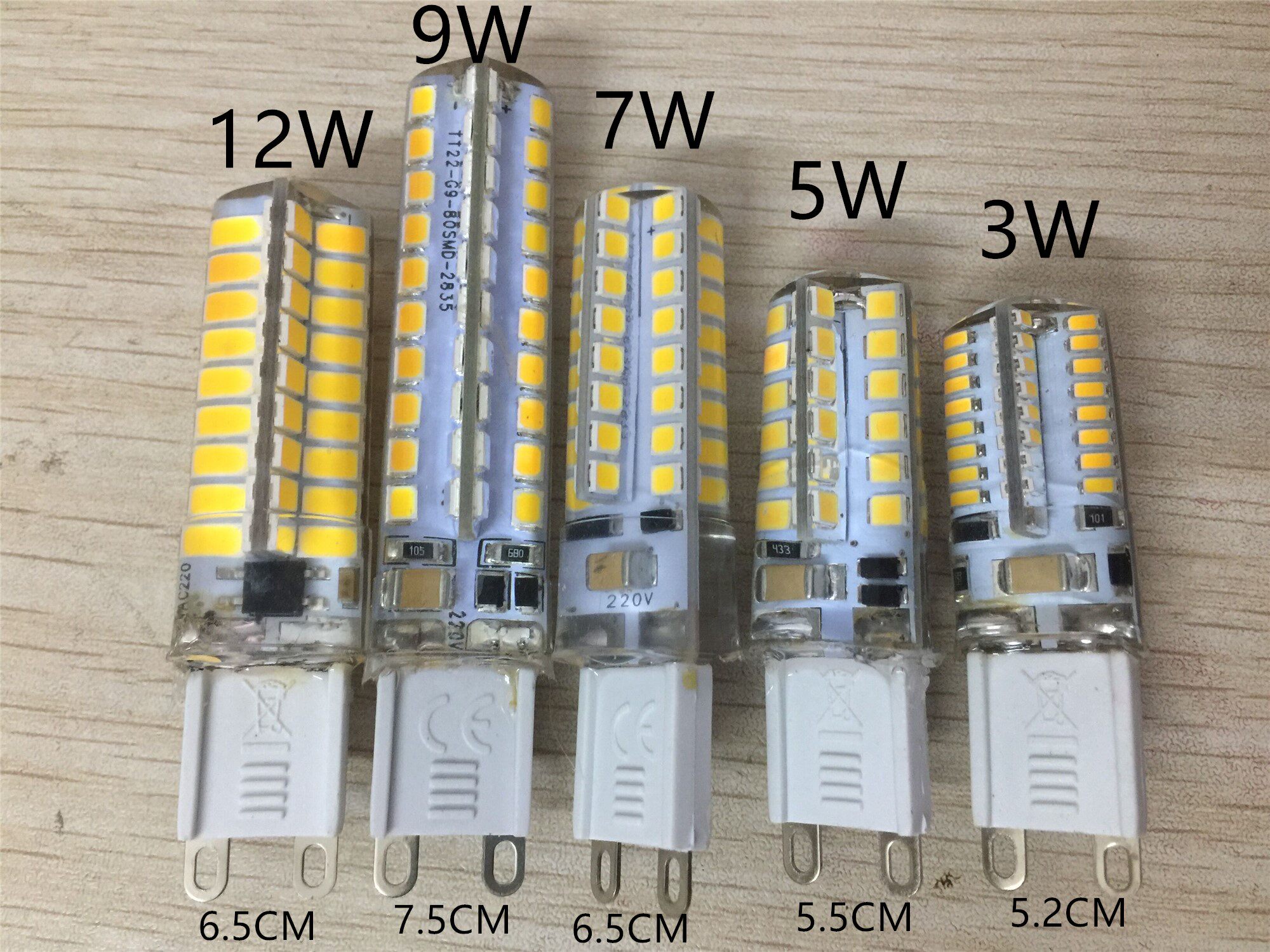 LED G9 light source pin bright water crystal lamp light pearl 360-degree luminous bulb 220V energy-saving lamp 3W-Taobao