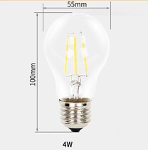 Foshan filament type full circumference LED bulb E27 G45 2W A55 4W bulb 2700K