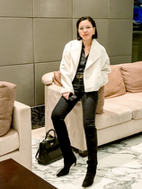 Happy New Year @ Soup soup 2004 European and American Wind high-end comfort suede genuine leather large bottom long cylinder boots with boots children