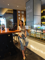 Medium-high waist straight cylinder jeans woman 2022 spring and summer new loose and thin casual wash to make old 90% pants children