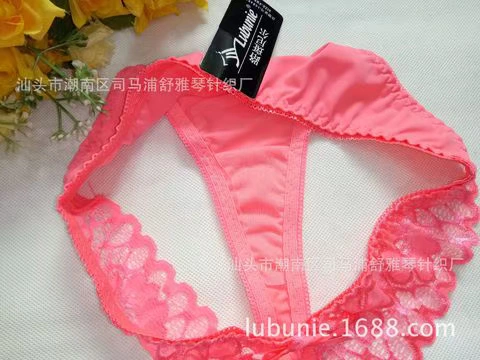 3 miễn phí vận chuyển sản phẩm mới sexy ren thong màu rắn quần lót nữ quần lót Lubanier B254 - G-string