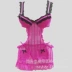 Thép bông pad backless bra đồ lót ren gợi cảm tạp dề hầu gái hầu gái cơ thể định hình phù hợp với áo bra 2 dây Corset hai mảnh