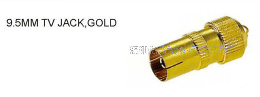 Cable TV Plug RF Motherhead TV Movie Radio Frequency Wire Connector Antenna Plug TV Mother Plug Gilded Head