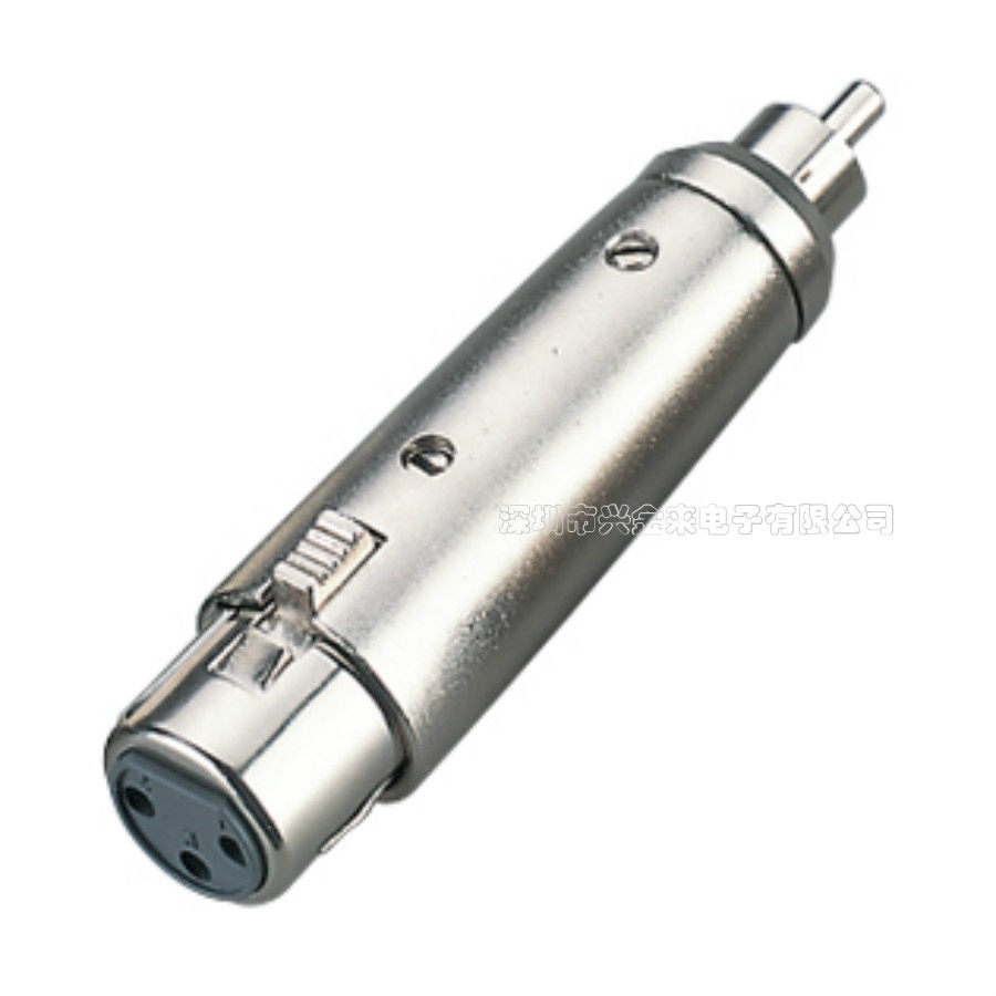 3P Cannon mother turns RCA male head guitar speaker microphone conversion head power amplifier lotus head