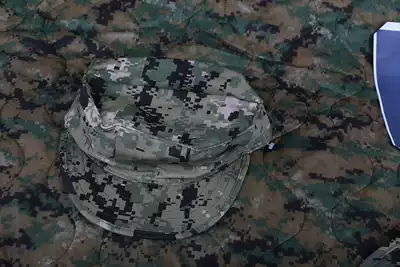 Jun version with contract number AOR2 color jungle digital round-edge hat Benni hat outdoor tactical hat