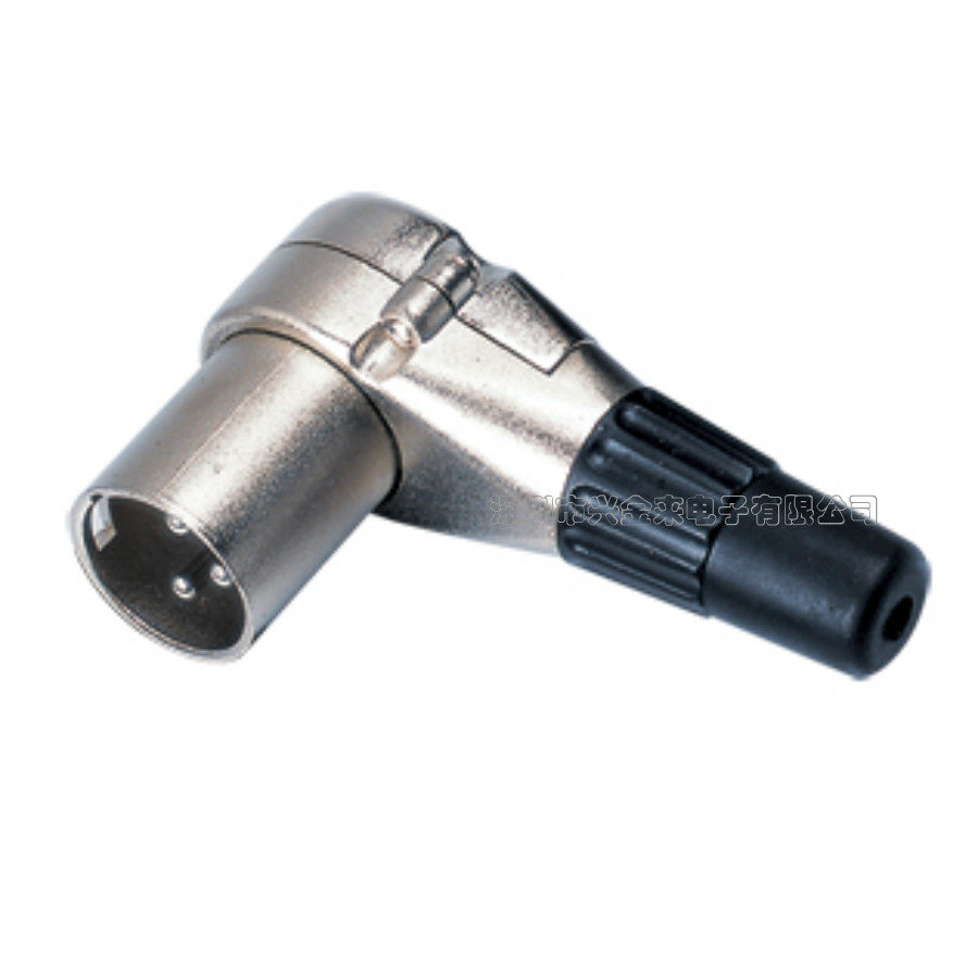 Microphone Cannon Carnon plug Right Angle Elbow High Quality Special Plug Triple Core Balance Head