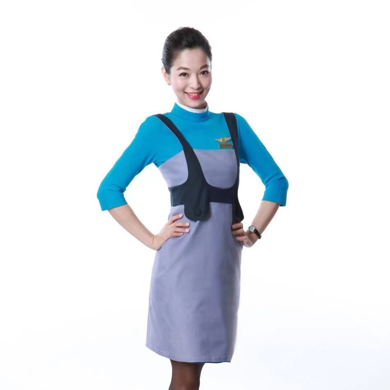 Flight attendant Uniformed Apron Authentic Xiamen Airlines flight attendant Baby Bag with sleeveless waterproof and anti-Oil Fashion Utility