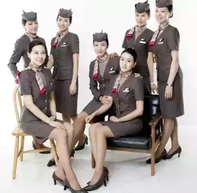 Genuine brand new AsianaAirlines Asiana Airlines stewardess flight attendant uniform Summer and autumn suit