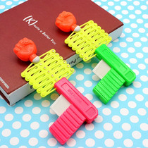 Telescopic fist gun after 7080 nostalgic plastic toy gun children Creative Spring gun whole kid holiday gift