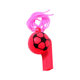 Football whistle plastic belt lanyard whistle children play games referee whistle life-saving props kindergarten small gift