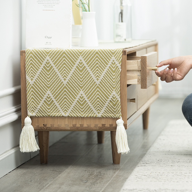 Modern minimalist TV cloth cover cloth bedside table tablecloth