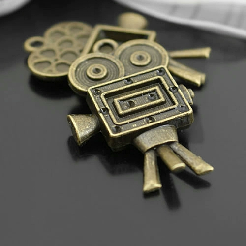 Ретро металлическая видеокамера, микрофон, камера, телескоп, «сделай сам»