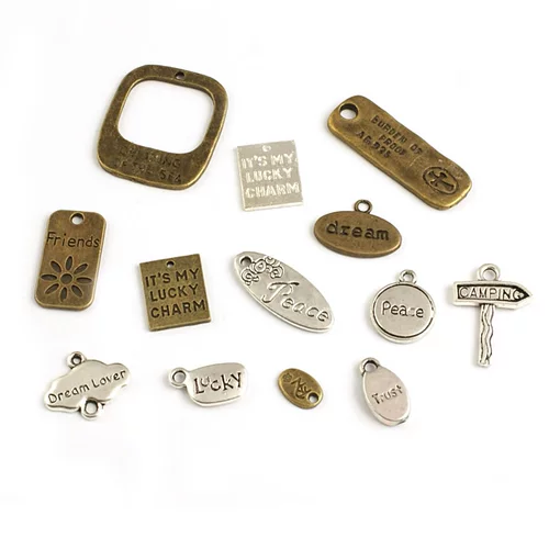 Ретро металлическая подвеска, разнообразное ожерелье, DIY