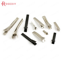 Diy headdress Hair accessories Jewelry accessories Duckbill clip Square clip Edge clip Word clip Fabric clip 16038