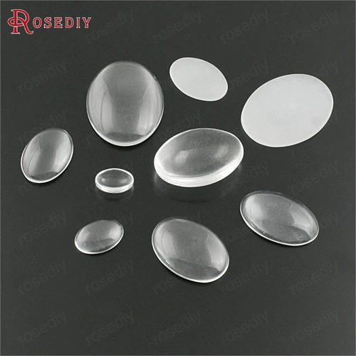 Квадратные прямоугольные стеклянные аксессуары, с драгоценным камнем