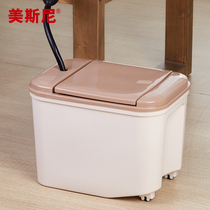 Meisny tea bucket plastic tea drum filter drain bucket kung fu tea set accessories creative home size tea bucket