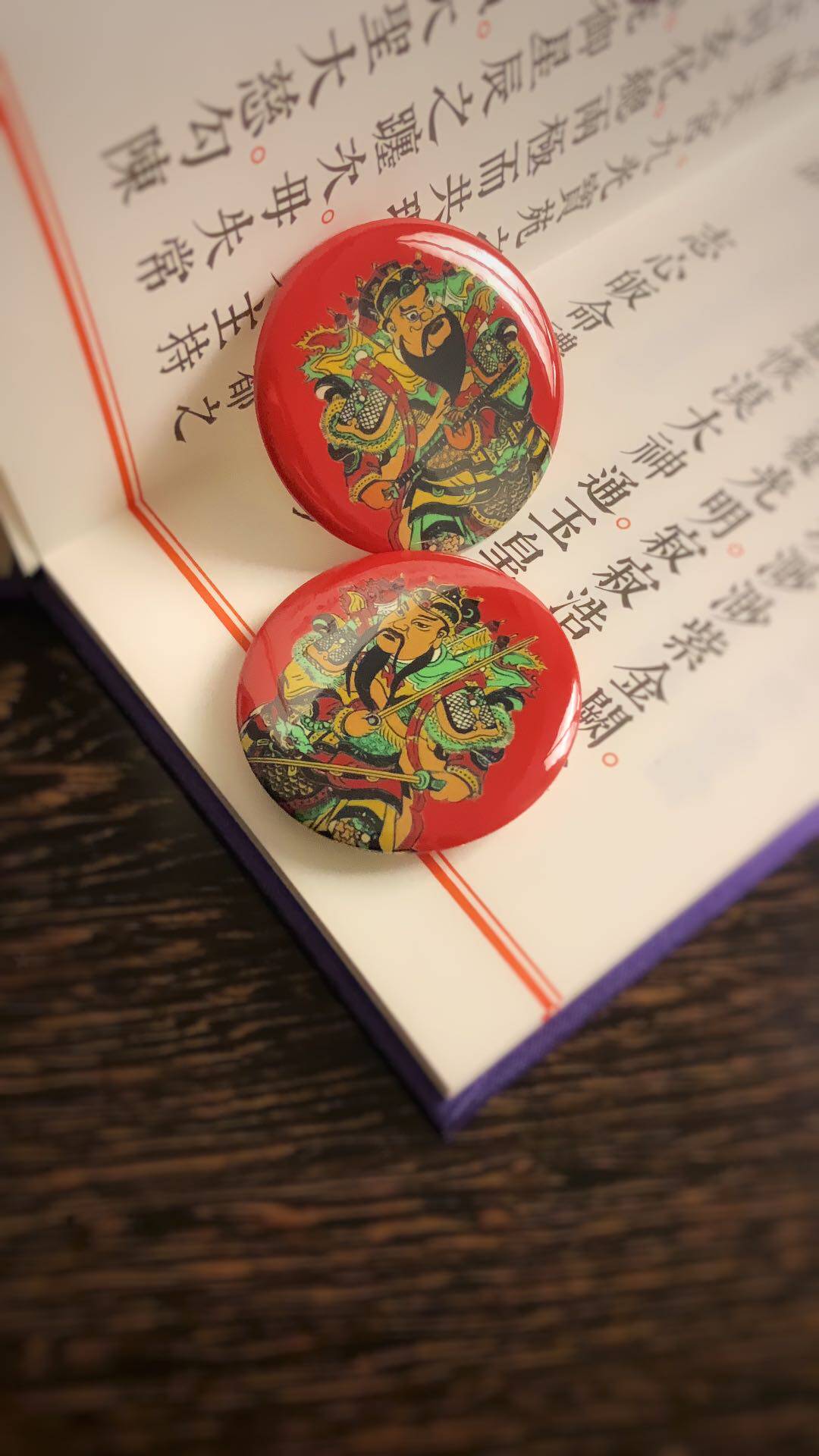 Door God Badges Ancient Wind Brooch Culture Creative Products
