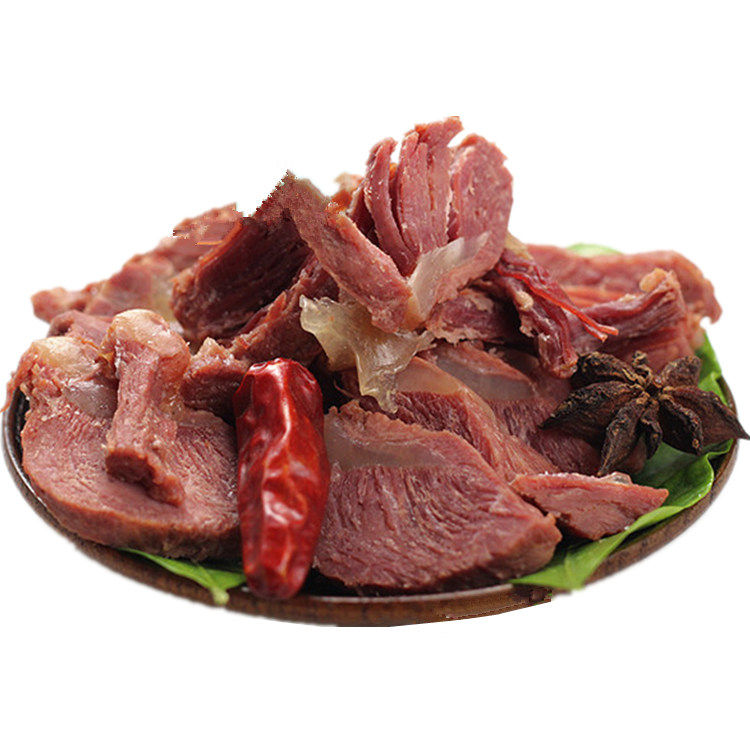Henan Specialty Mingzheng Halal Five-Spice Yellow Beef Sauce Braised Beef Vacuum Fresh Beef Jerky Slices 250