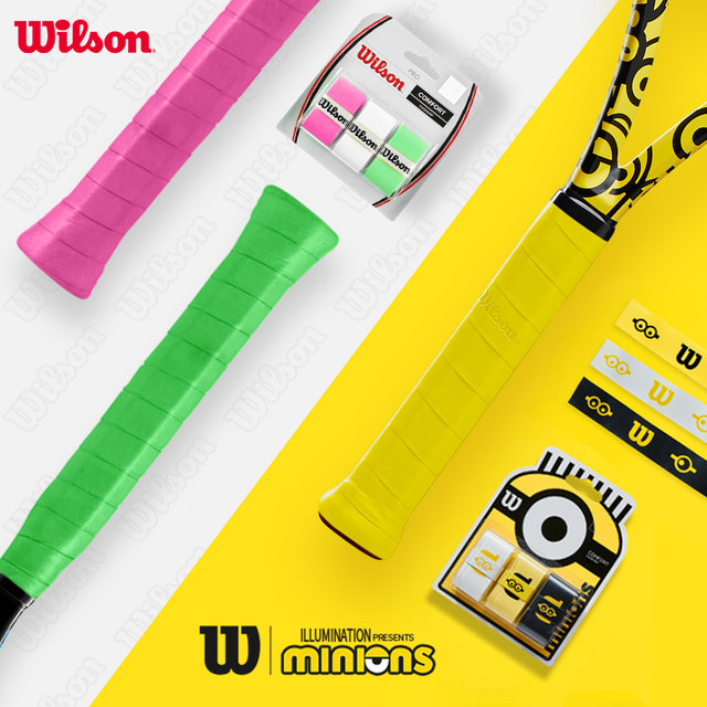 Wilson hand gel Wilson tennis sweat band tennis racket ພິເສດມື gel ລຸ່ມຢາງ badminton racket handle wrap