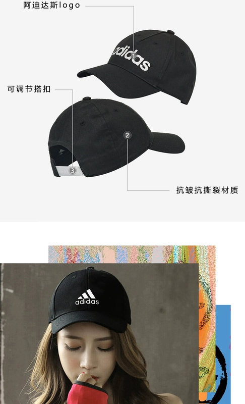 Adidas mũ Adidas mũ nam mũ nữ mũ thể thao ngoài trời quần vợt bóng chày mũ mặt trời