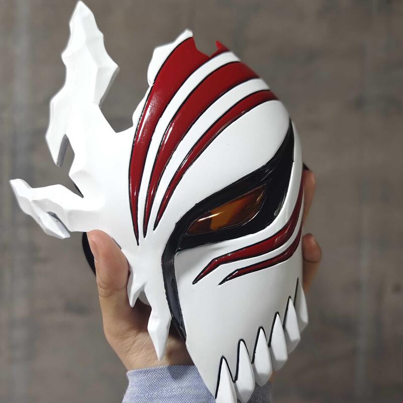 Kurosaki Ichigo's Semi-Mask State with Illusion Effect, Cosplay Mask, Prop, Half-Face