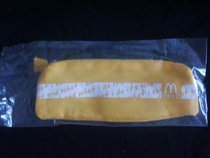 Cute Ha ha ha toy store McDonalds toys small pen case stationery brand new unopened yellow purple