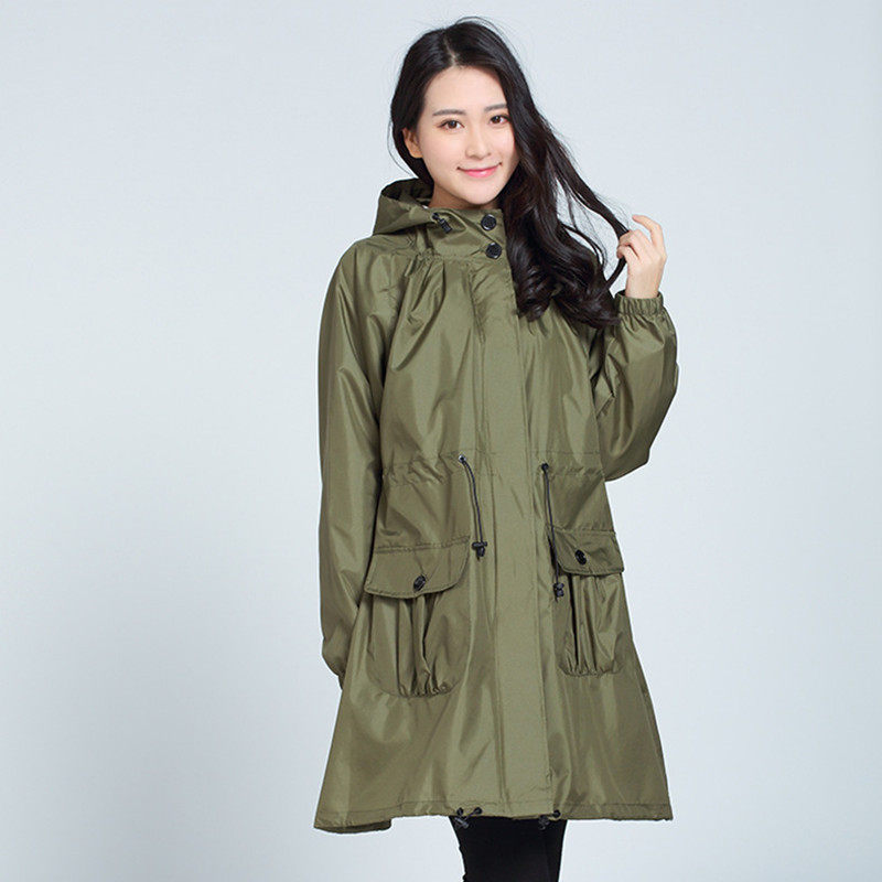 Fashion Rainwear Women's Wind Clothes South Korea Coat Tide Wear Waterproof Adults Hiking Mountaineering Solo Clothing Rain Cape Tours