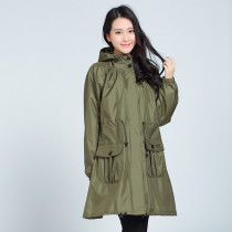 Fashion raincoat womens windbreaker Korean jacket tide wear waterproof adult hiking single coat rain poncho tour