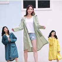 Raincoat Womens Long Jacket Waterproof Adult Poncho Japan Fashion Lightweight Outdoor Windbreaker Travel Mountaineering Hiking