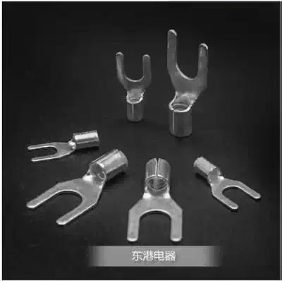 Fork type bare terminal SNB1 25-3 cold pressed terminal U-shaped wire nose terminal Y-shaped wire lug