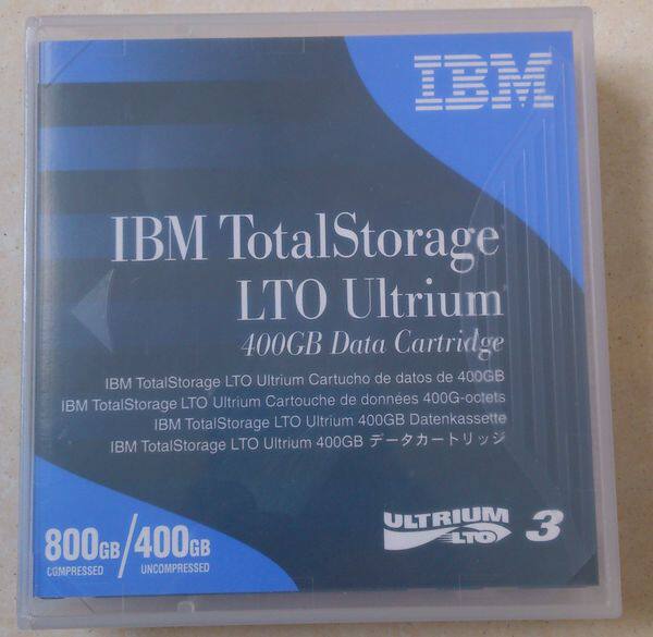 Original used IBM LTO Ultrium 3 400G 800G tape 24R1922 (Physical chart)