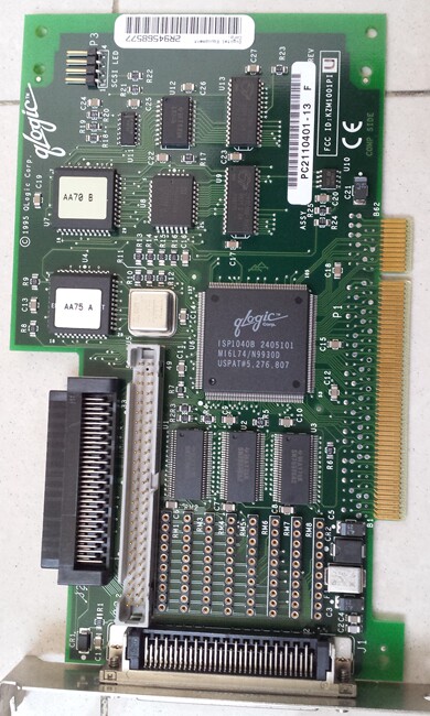 COMPAQ DEC KZPBA-CY 401922-001 SCSI Card (Physical Map) 