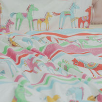 R129 Spains DAN pro-skin cotton cute cartoon childrens bed goods two cover pillowcases