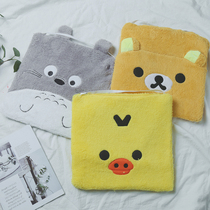 S13 cute to no friends cute cartoon pattern can be tied with plush cushion seat cushion
