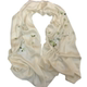 Su embroidery scarf embroidery handmade silk scarf women's long scarf mulberry silk georgette double-sided embroidery autumn and winter shawl