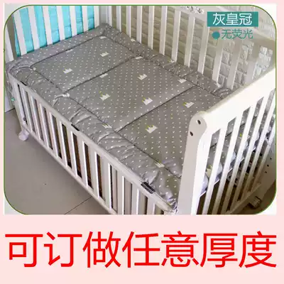 Customized kindergarten pad baby mattress baby mattress cotton mattress baby cartoon nap mattress