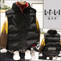 La Fly Lai childrens clothing 2020 Winter new childrens down vest boys and girls Korean white duck down coat 2371