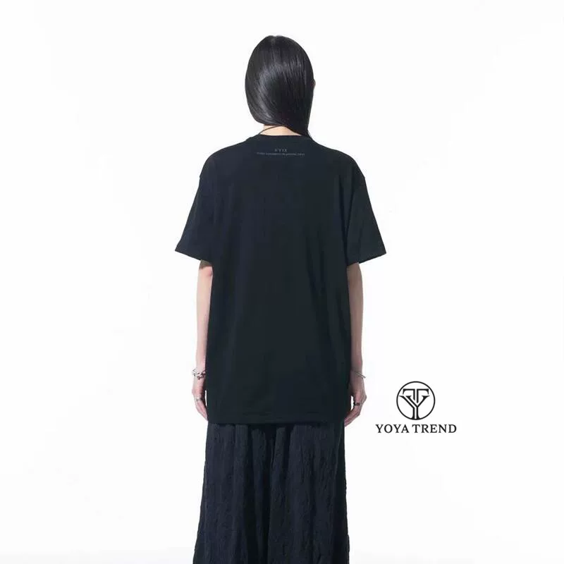 Футболка мужская и женская с коротким рукавом YOHJI YAMAMOTO кимоно Yamamoto Yamamoto Yamamoto Nissan Purple Haze Flower Printing
