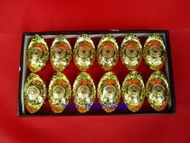 Pure alloy texture simulation (gold ingot) urn shroud burial burial funeral supplies