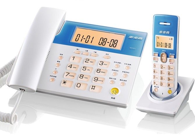 Backgammon W101 digital wireless telephone office home sub-mother phone landline fixed phone sub-mother phone