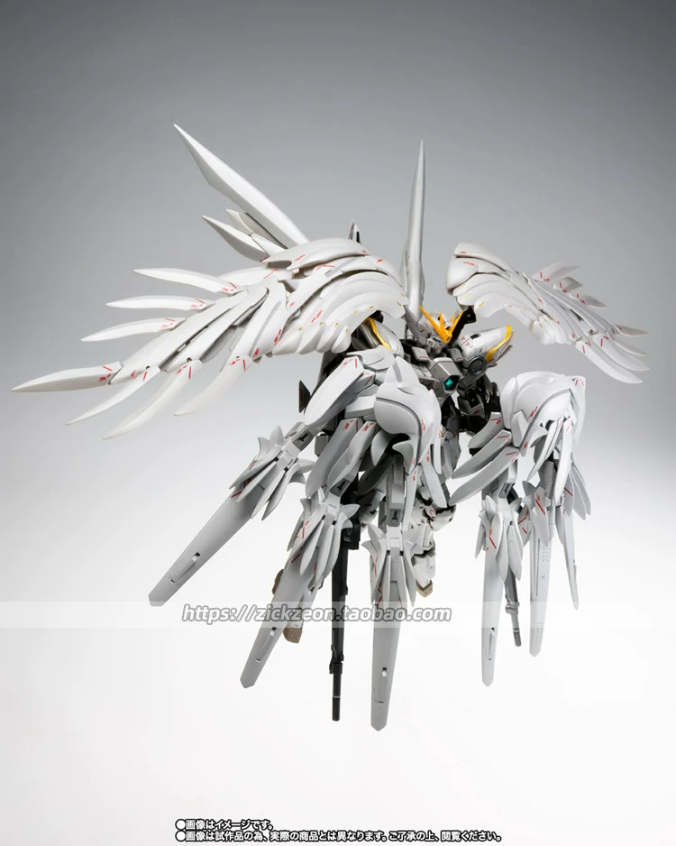Серия BANDAI FIX: модель усовершенствованного Wing Zero Gundam, меха 1:100, модель Gundam, подходит для 14 лет и старше, Ангел Shirayukihime с налипанием волос