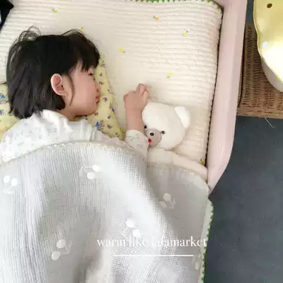 For your own children~fafamarket Korean handmade baby bed sheet embroidery process is soft and comfortable