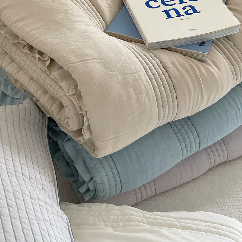 Softness King Fry Korean soft and skin-friendly air conditioning by ~ fafamarket Import quilt Xia cool quilt