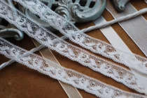 Leavers Lace French Lace #15D本白色 Artisanal Diy Fallacey Ultra Slim NOTHING