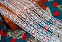Leaves Lace French lace #23 Handmade DIY