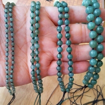 Oil Green Emerald Chain Zig Hanging Neck Bead Chain Jade Rope Jade Pendant Beads Pendant String Necklace Men Jade Pendant