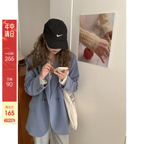 (Mid-year clearance does not return)im to the net red small blazer womens autumn long-sleeved temperament casual suit