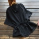 Mùa hè mới của phụ nữ phiên bản Hàn Quốc của áo sơ mi vải lanh thắt lưng nhỏ thường - Áo sơ mi