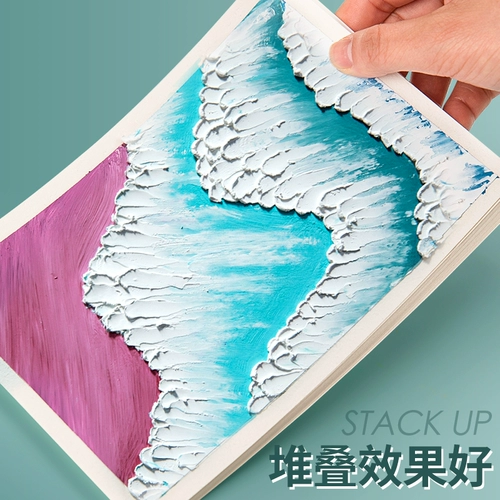 Квадратная масляная пастель, бумага для рисования, карточки, 6см